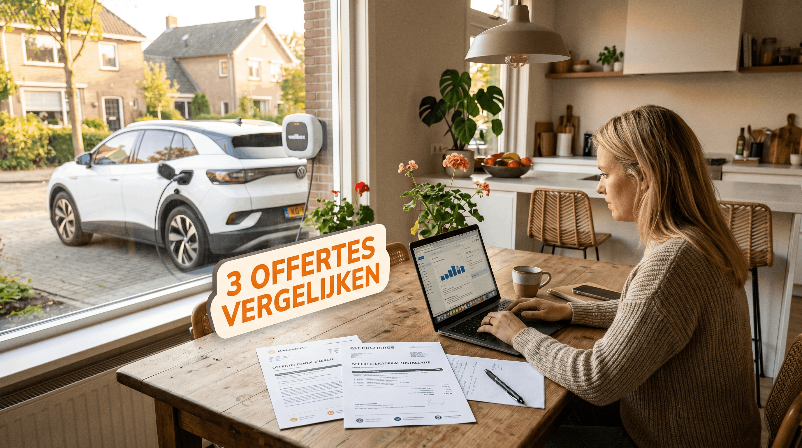 Laadpaal offerte vergelijken in 2026: zo doe je het goed